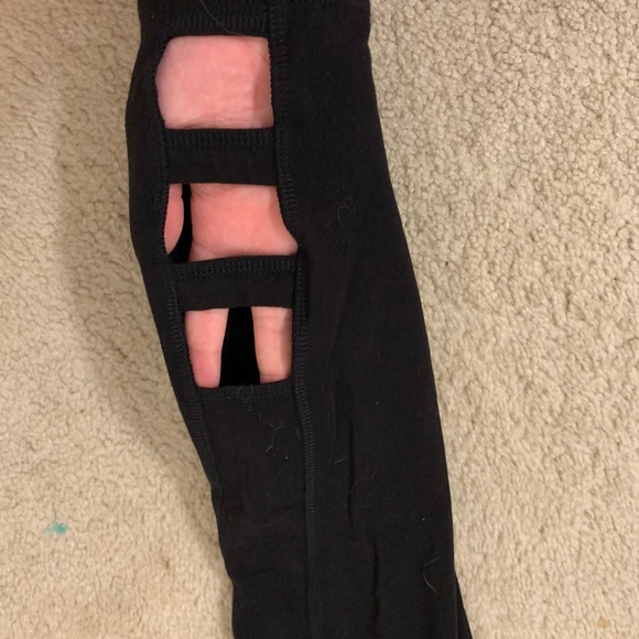 leggings so with slits in bottom of leg, nwot - Picture 2 of 3